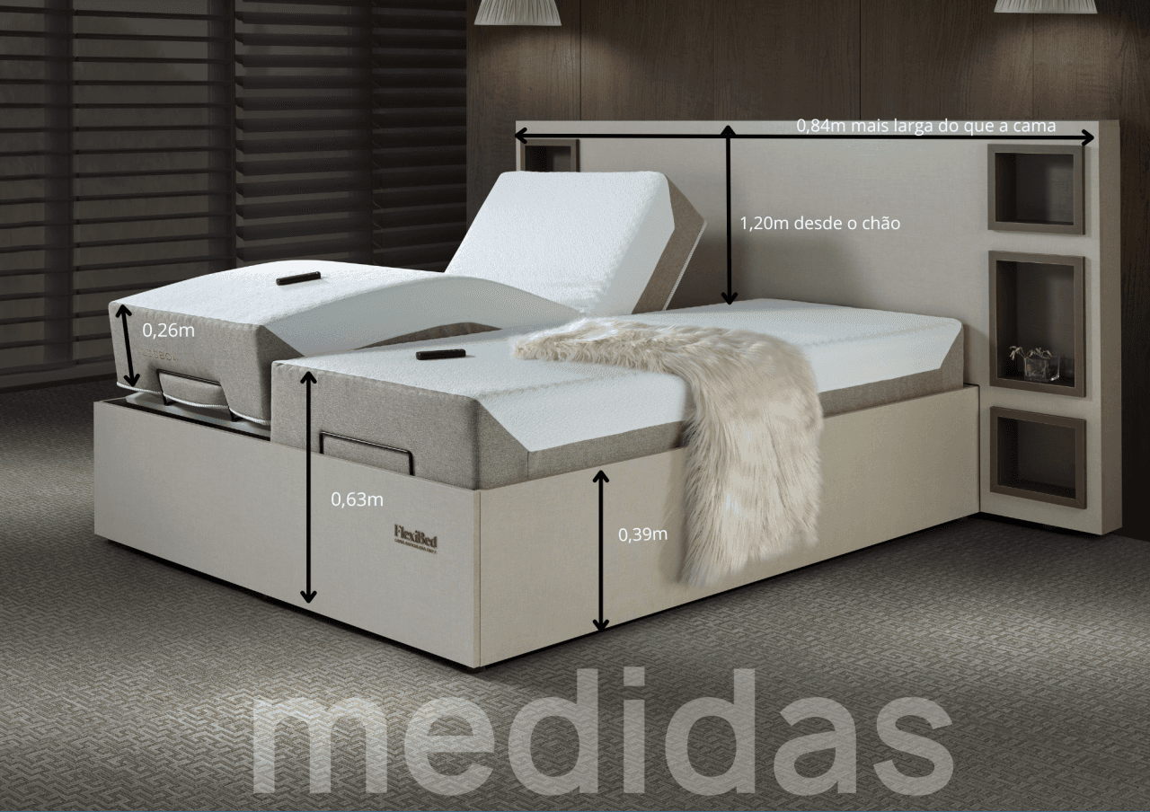 Conjunto Cama Articulada FlexiBed Lisboa 3